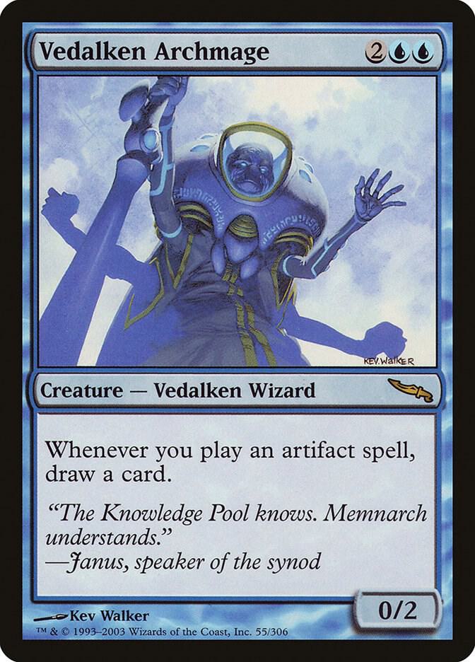 Vedalken Archmage [Mirrodin] 55