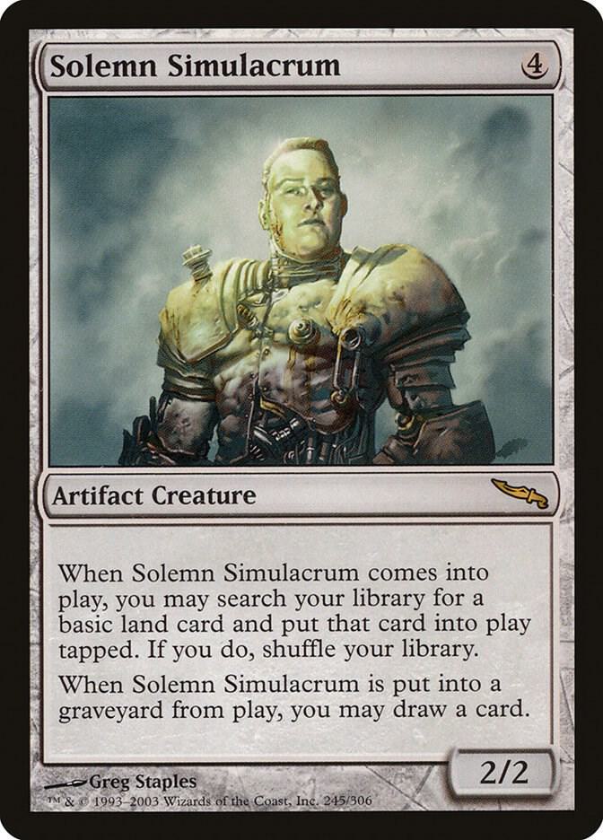 Solemn Simulacrum [Mirrodin] 245