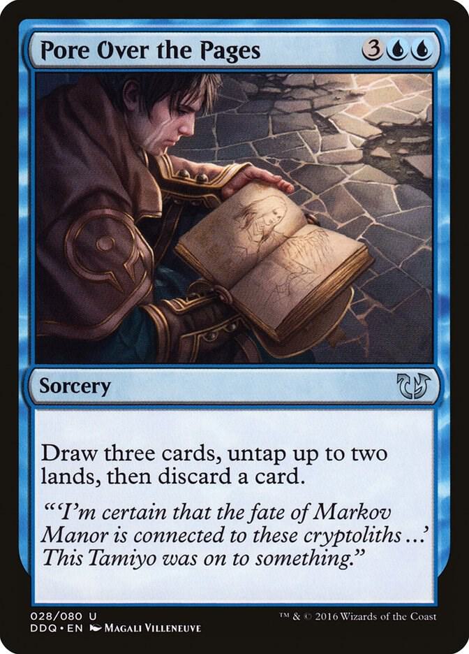 Pore Over the Pages [Duel Decks: Blessed vs. Cursed] 28