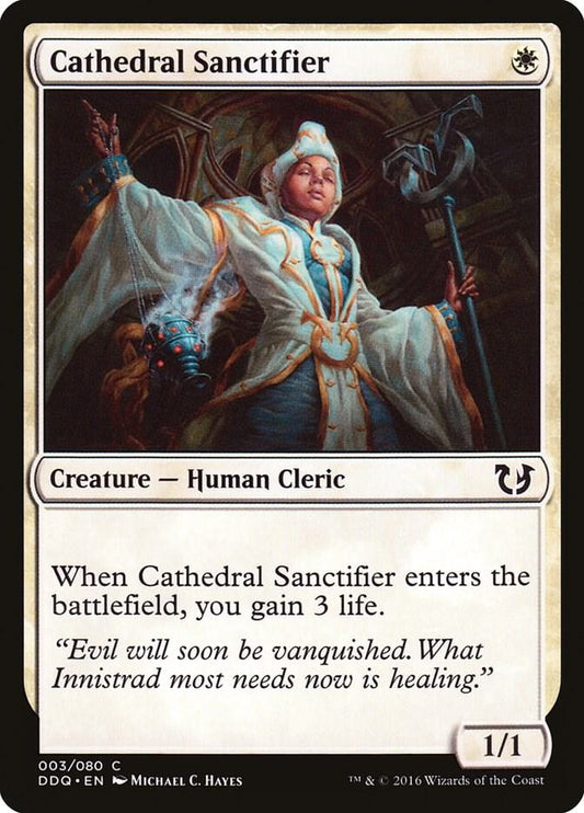 Cathedral Sanctifier [Duel Decks: Blessed vs. Cursed] 3