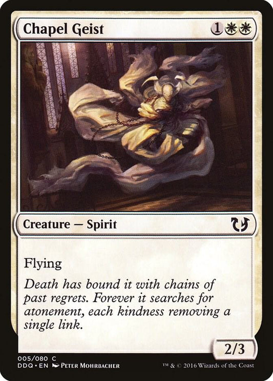 Chapel Geist [Duel Decks: Blessed vs. Cursed] 5