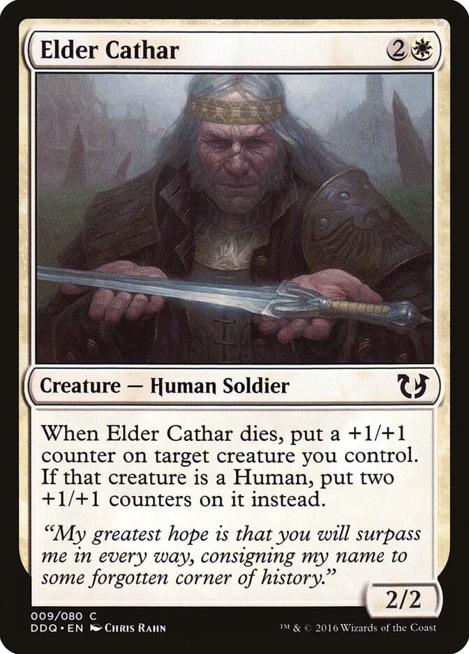 Elder Cathar [Duel Decks: Blessed vs. Cursed] 9