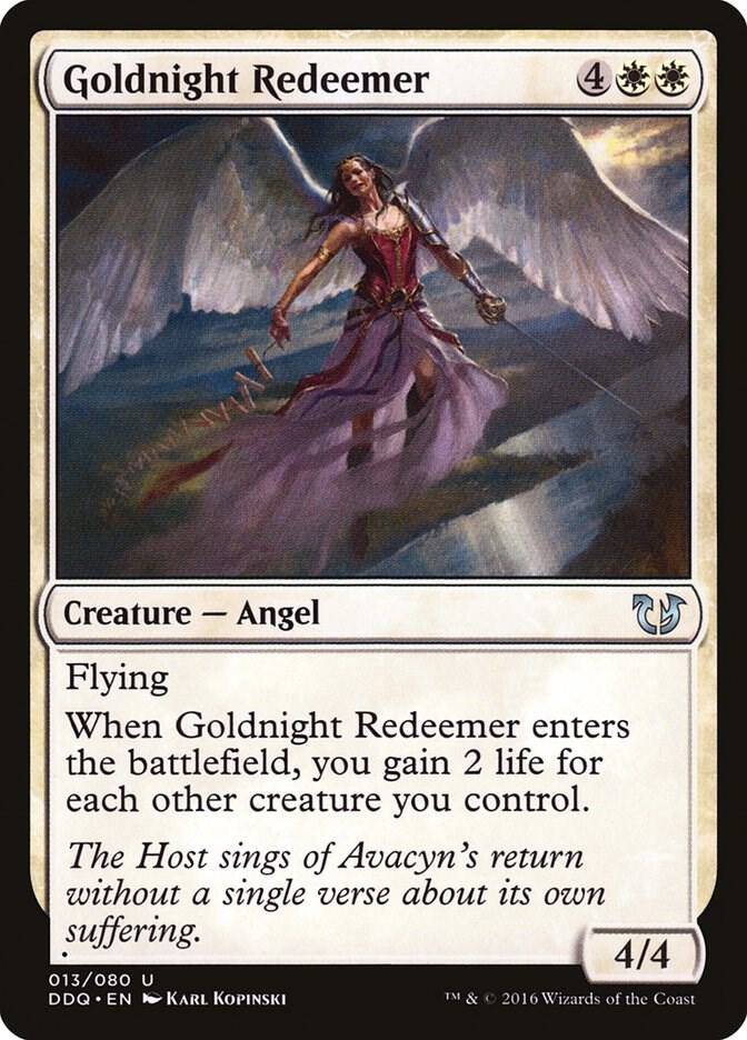 Goldnight Redeemer [Duel Decks: Blessed vs. Cursed] 13