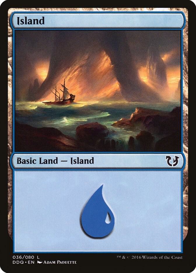 Island (036) [Duel Decks: Blessed vs. Cursed] 36