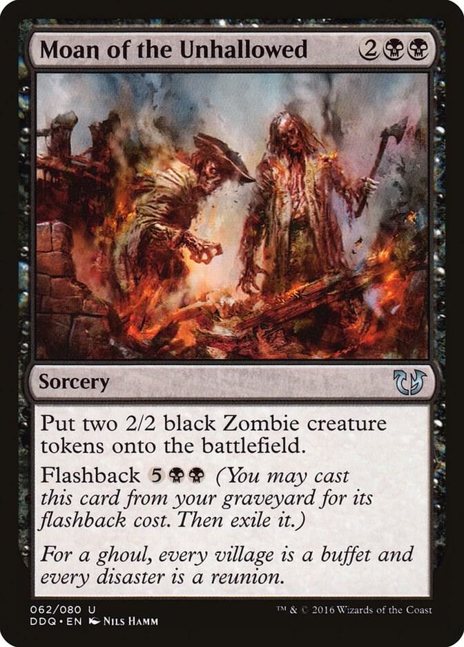 Moan of the Unhallowed [Duel Decks: Blessed vs. Cursed] 62