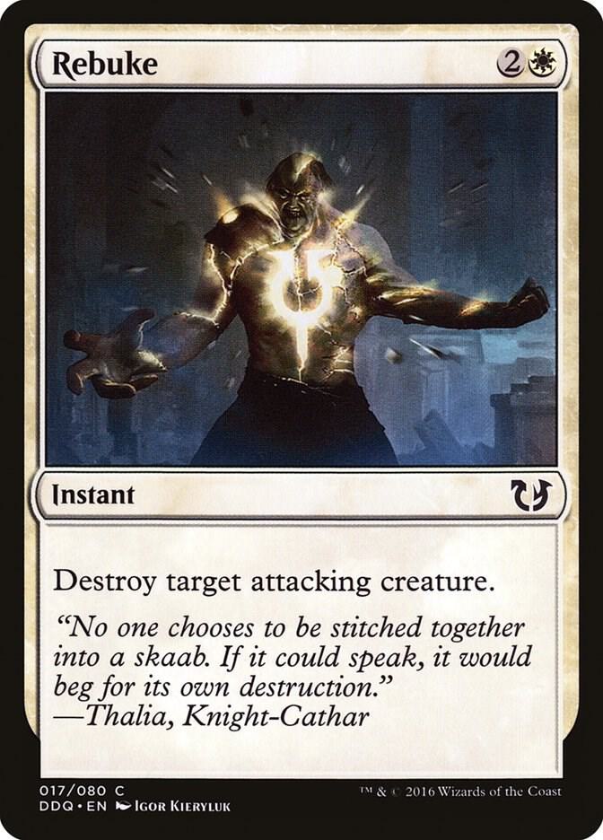 Rebuke [Duel Decks: Blessed vs. Cursed] 17