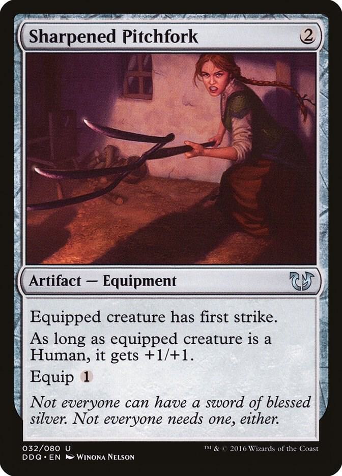 Sharpened Pitchfork [Duel Decks: Blessed vs. Cursed] 32
