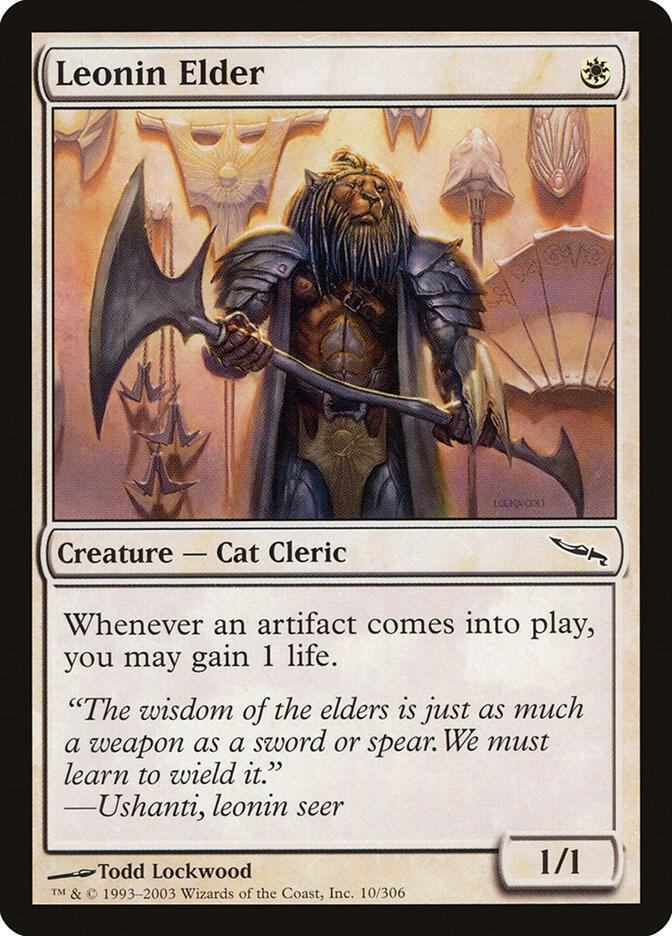 Leonin Elder [Mirrodin] 10