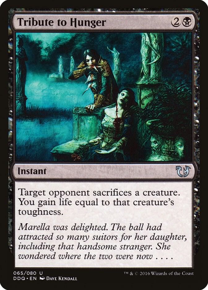 Tribute to Hunger [Duel Decks: Blessed vs. Cursed] 65