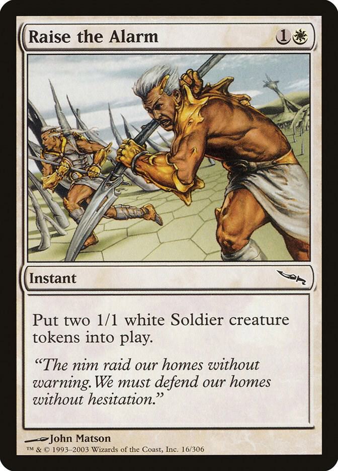 Raise the Alarm [Mirrodin] 16