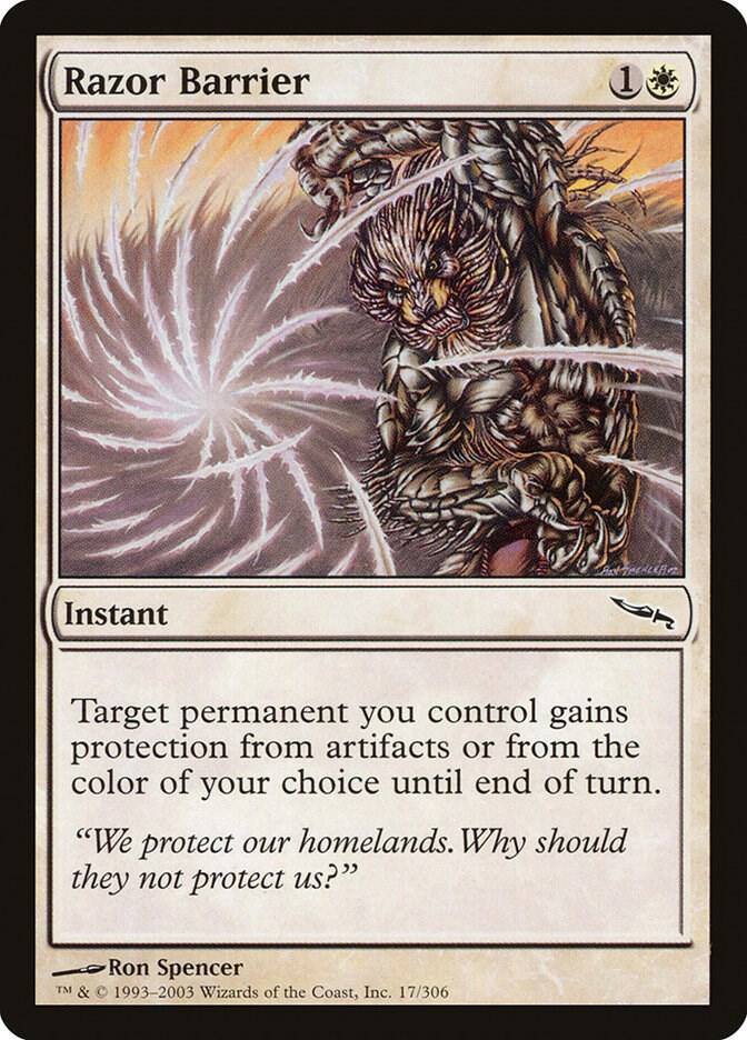 Razor Barrier [Mirrodin] 17