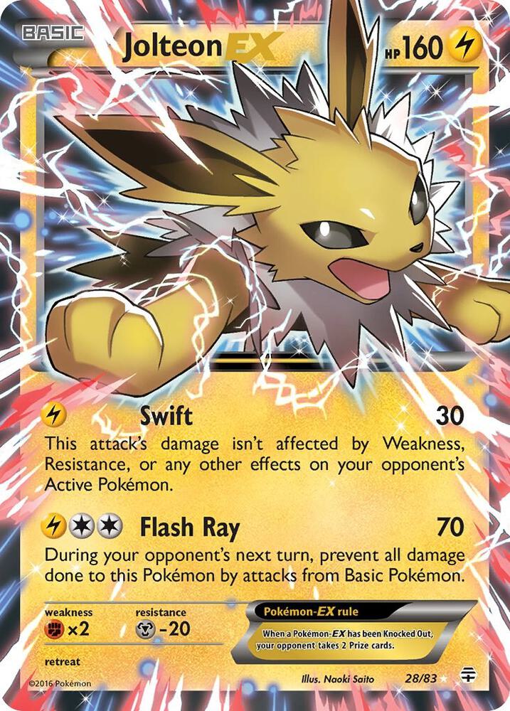 Jolteon EX [Generations] 28/83
