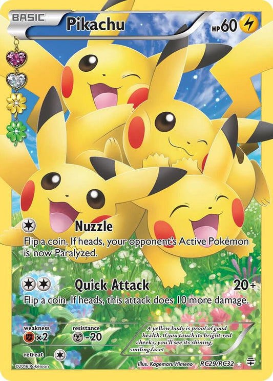 Pikachu (Full Art) [Generations: Radiant Collection] RC29/RC32