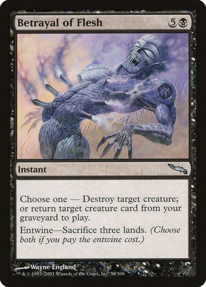 Betrayal of Flesh [Mirrodin] 58