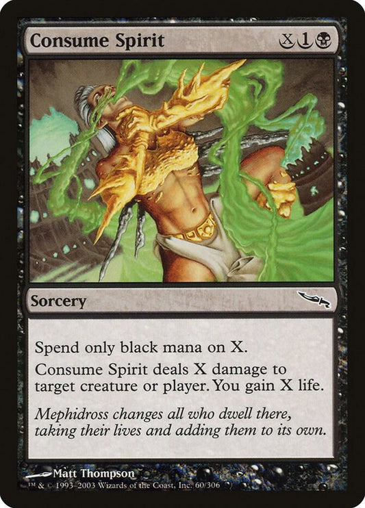 Consume Spirit [Mirrodin] 60