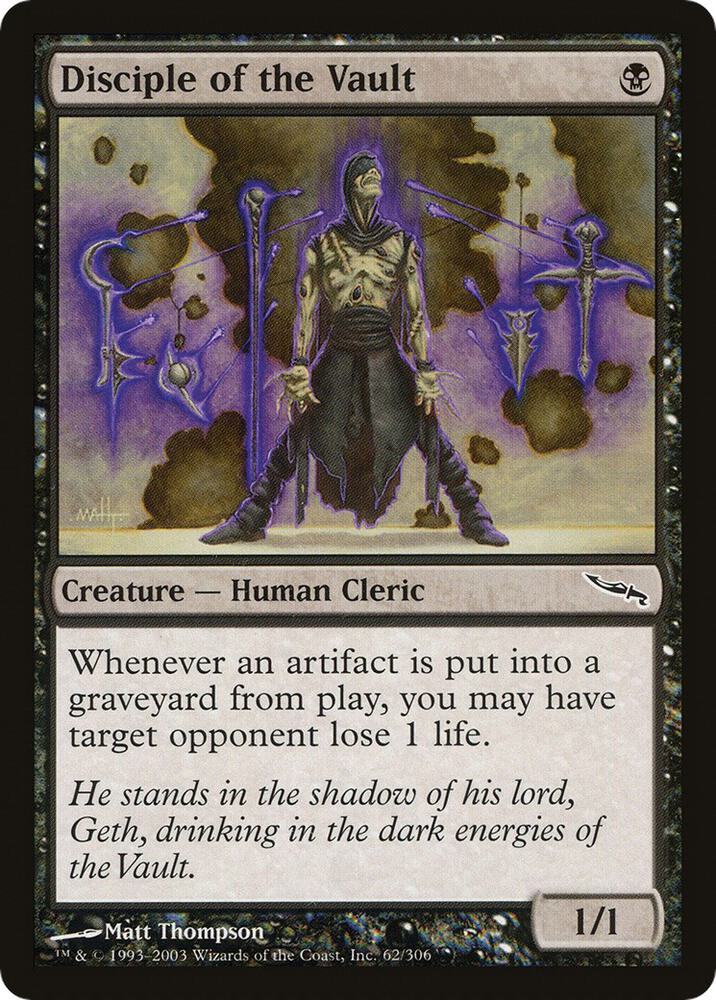 Disciple of the Vault [Mirrodin] 62