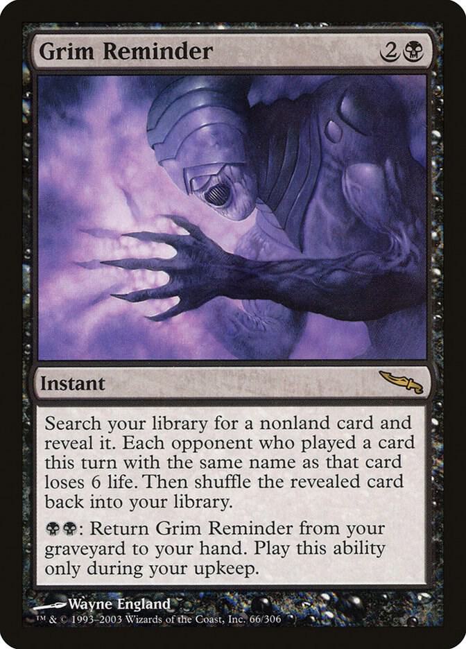 Grim Reminder [Mirrodin] 66