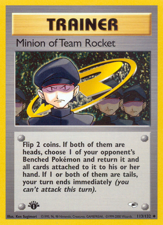 Minion of Team Rocket - 113/132 Gym Heroes