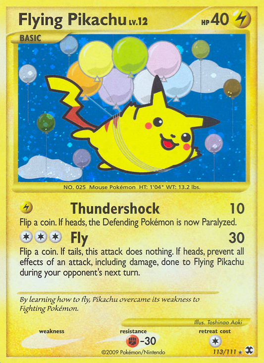 Flying Pikachu - 113/111 Rising Rivals