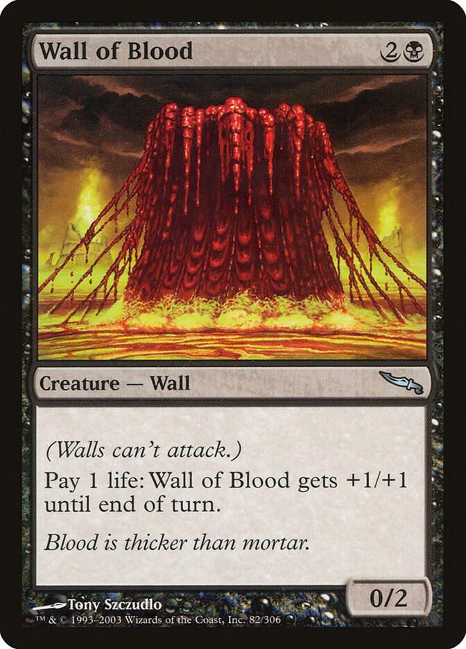 Wall of Blood [Mirrodin] 82