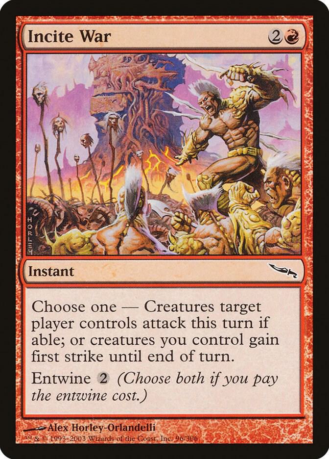 Incite War [Mirrodin] 96