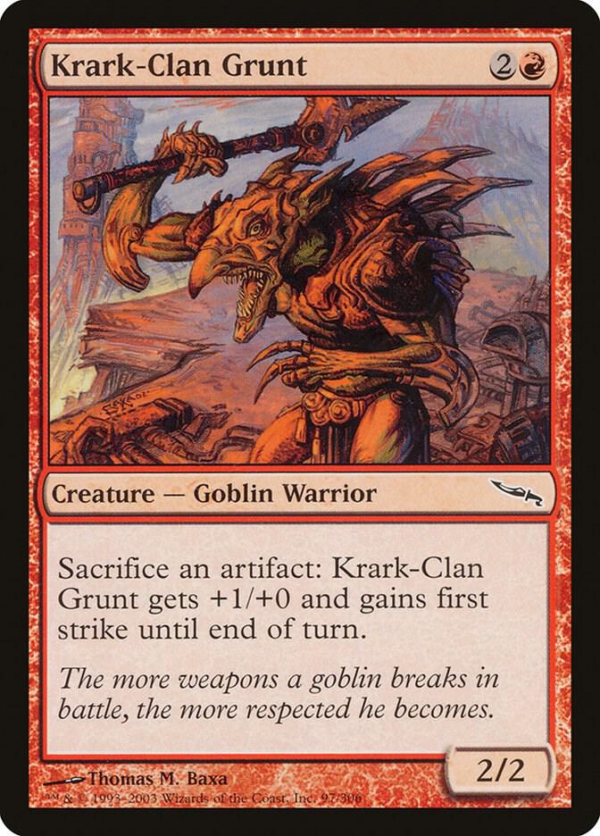 Krark-Clan Grunt [Mirrodin] 97