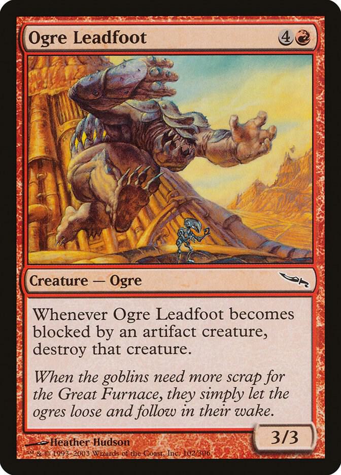 Ogre Leadfoot [Mirrodin] 102