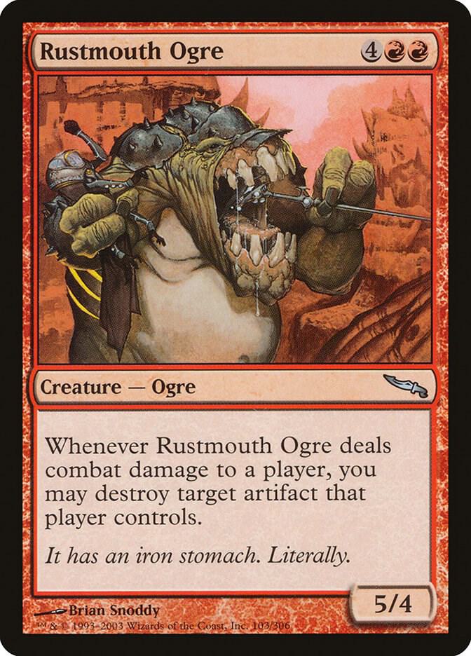 Rustmouth Ogre [Mirrodin] 103