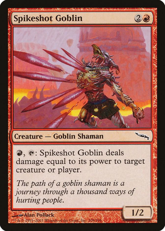 Spikeshot Goblin [Mirrodin] 108