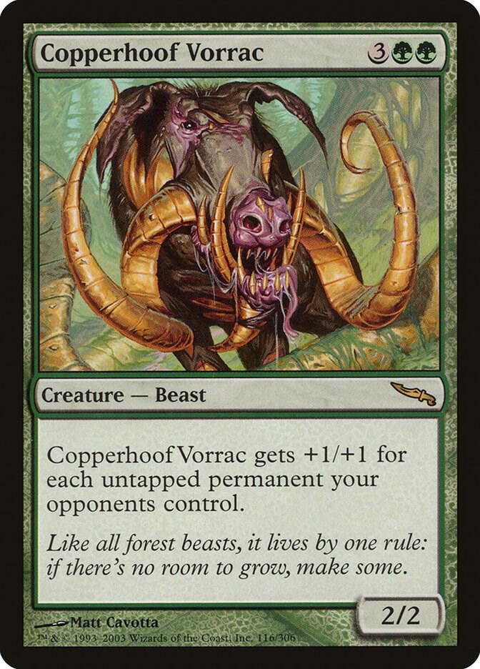 Copperhoof Vorrac [Mirrodin] 116