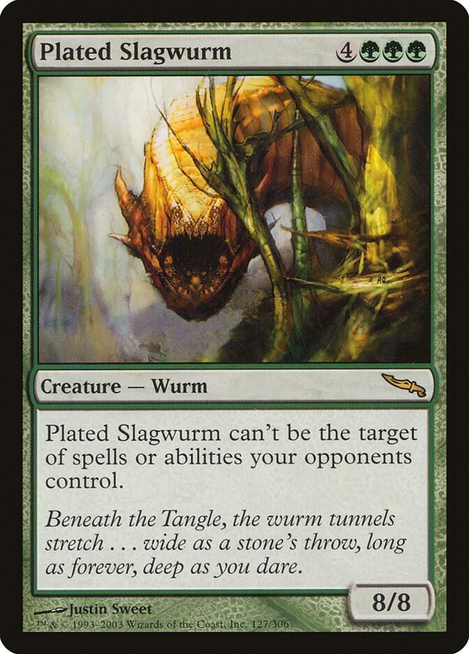 Plated Slagwurm [Mirrodin] 127