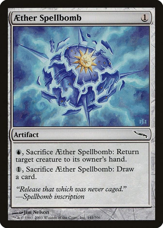 Aether Spellbomb [Mirrodin] 141