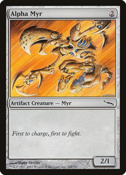 Alpha Myr [Mirrodin] 142