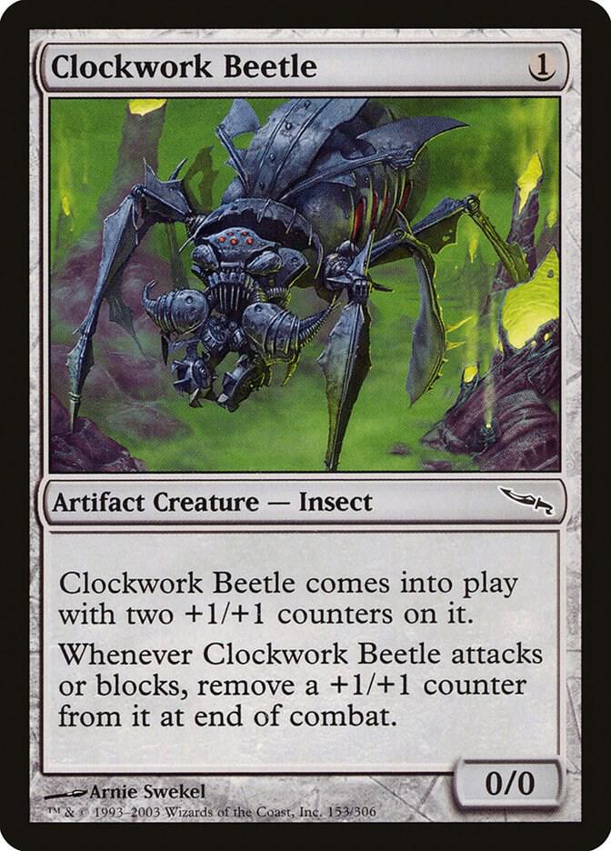 Clockwork Beetle [Mirrodin] 153