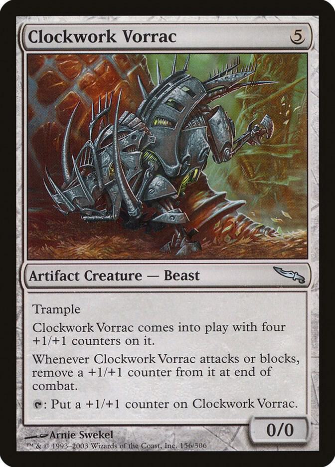 Clockwork Vorrac [Mirrodin] 156