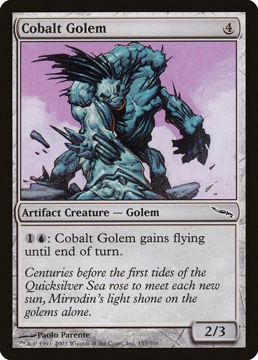 Cobalt Golem [Mirrodin] 157