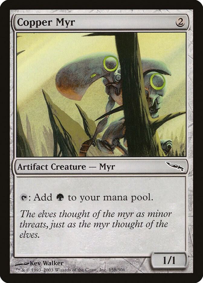 Copper Myr [Mirrodin] 158