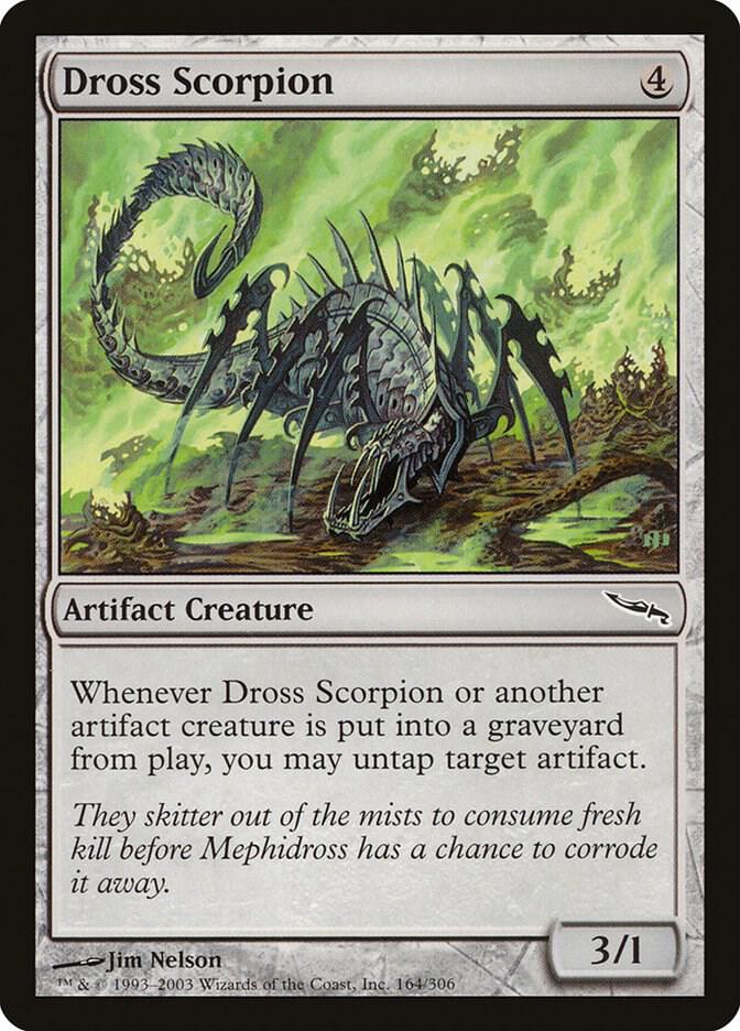 Dross Scorpion [Mirrodin] 164