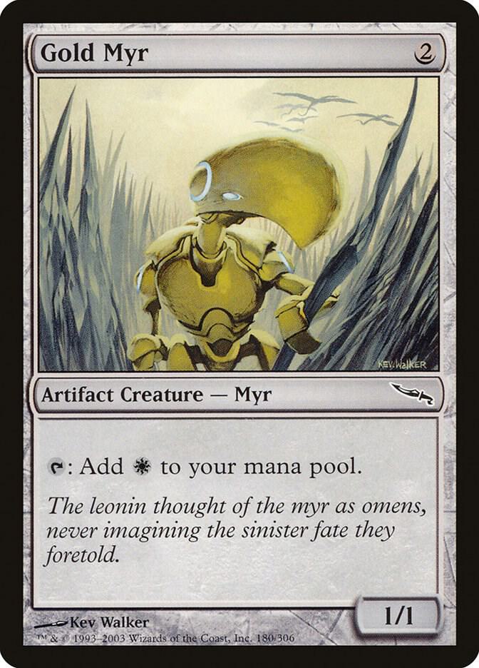 Gold Myr [Mirrodin] 180