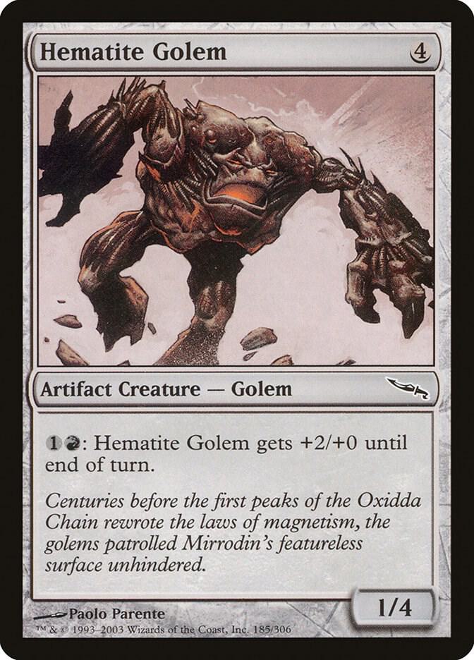 Hematite Golem [Mirrodin] 185