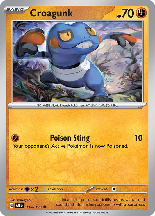 Croagunk - 114/193 Paldea Evolved