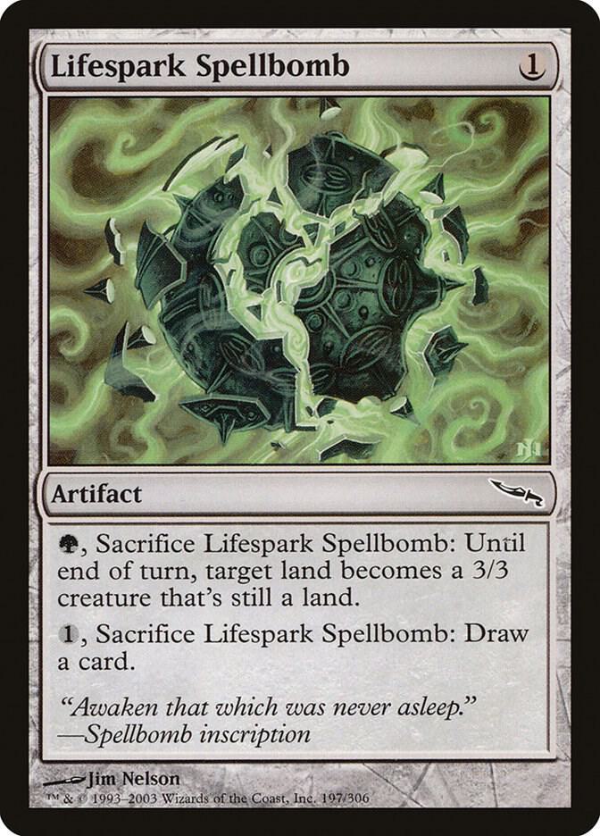 Lifespark Spellbomb [Mirrodin] 197
