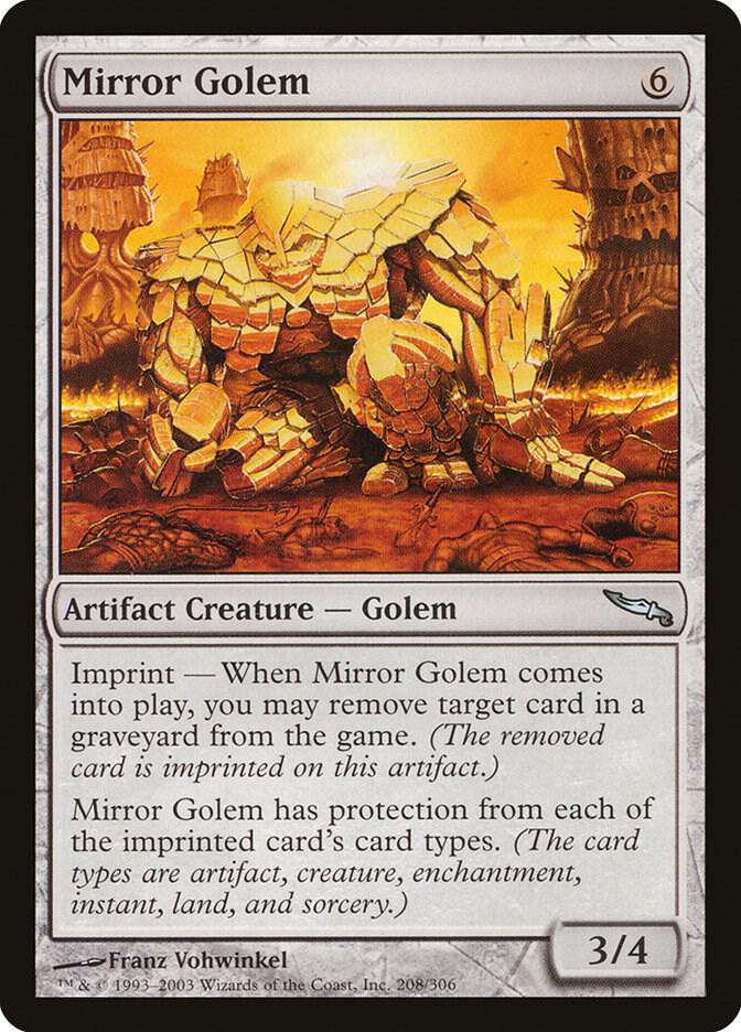 Mirror Golem [Mirrodin] 208