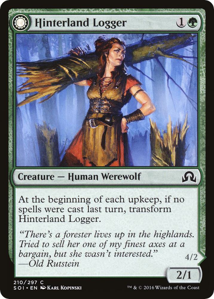 Hinterland Logger [Shadows over Innistrad] 210