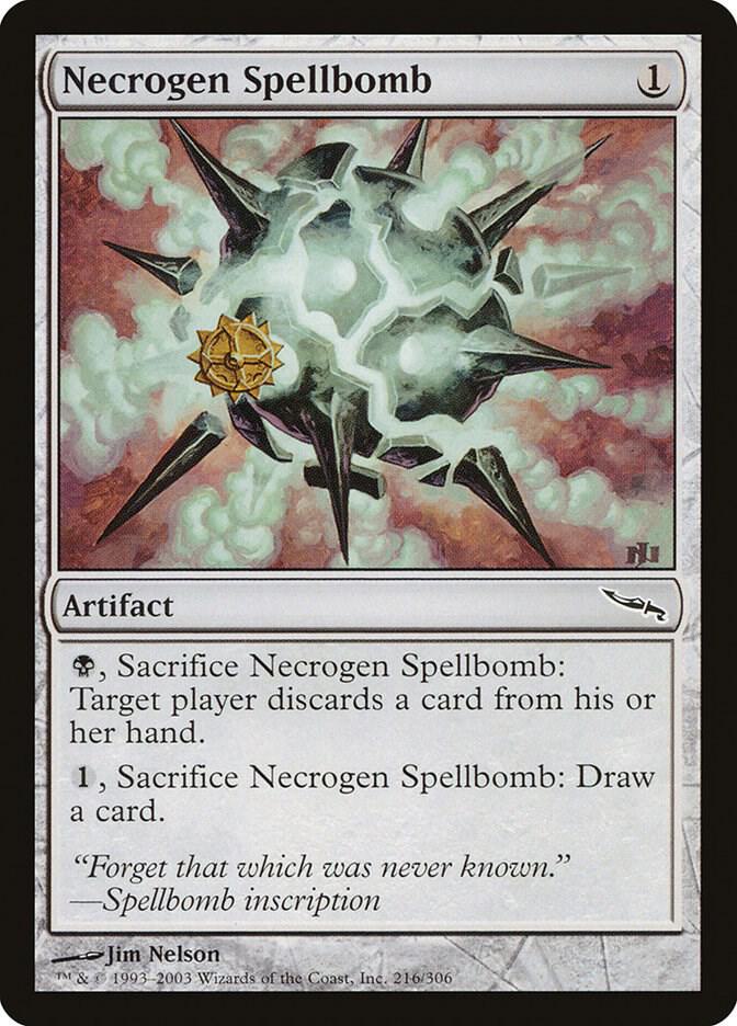 Necrogen Spellbomb [Mirrodin] 216