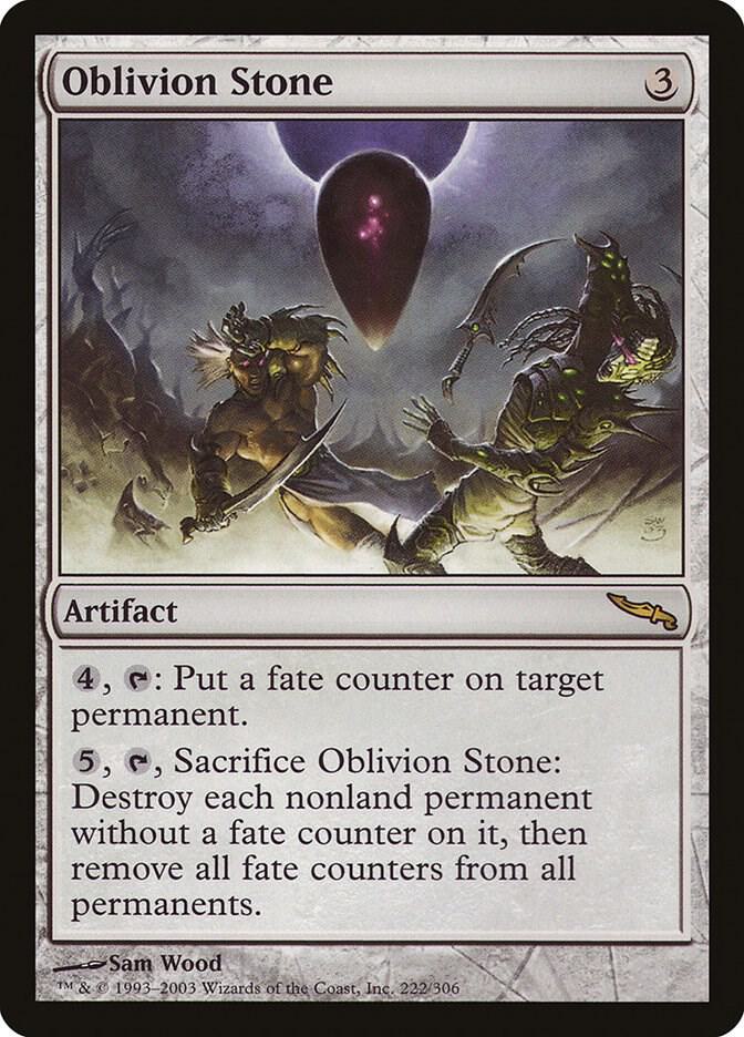 Oblivion Stone [Mirrodin] 222