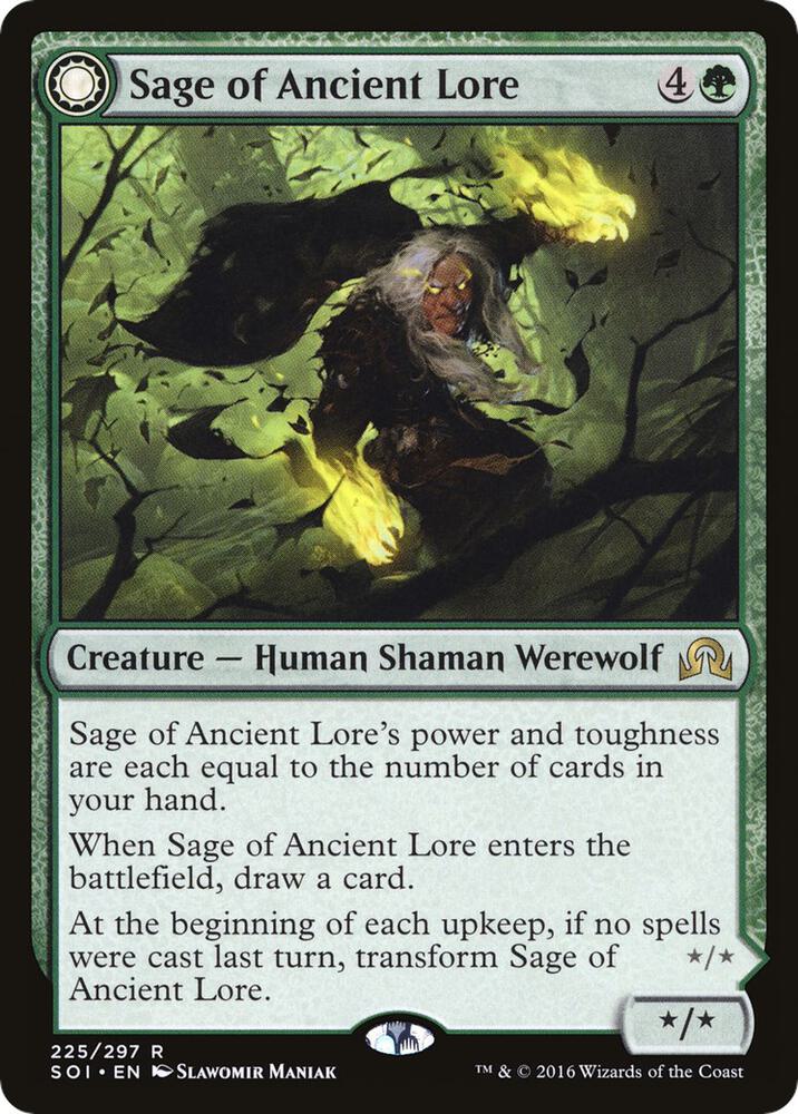 Sage of Ancient Lore [Shadows over Innistrad] 225