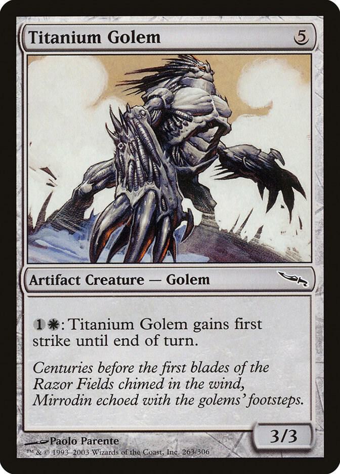 Titanium Golem [Mirrodin] 263