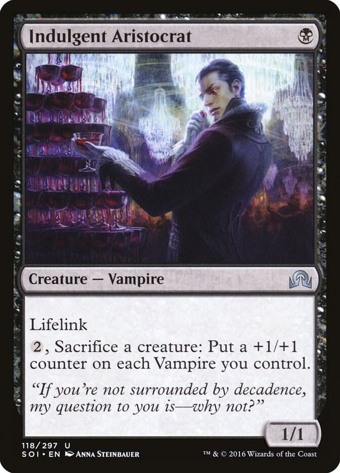 Indulgent Aristocrat [Shadows over Innistrad] 118