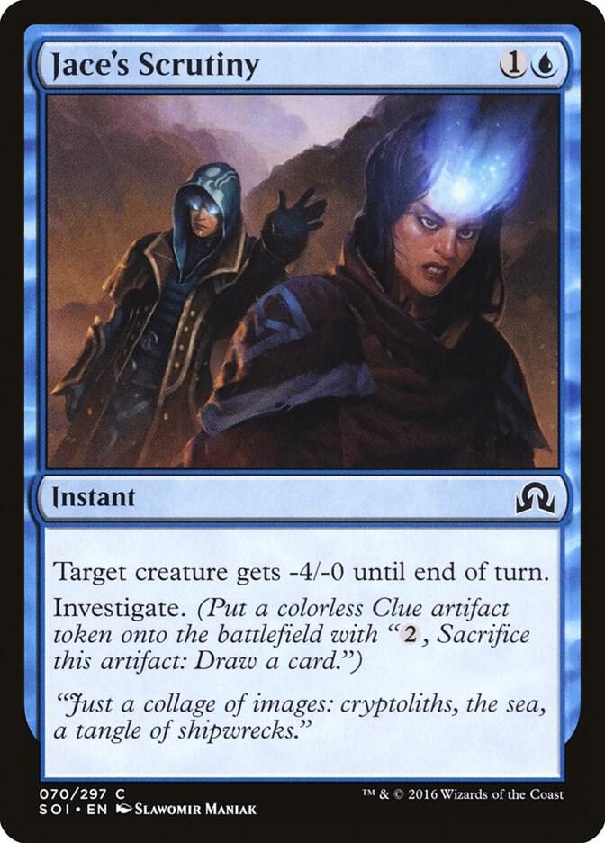 Jace's Scrutiny [Shadows over Innistrad] 70